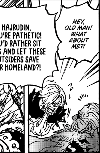 This chapter basically confirmed to me that Sanji's getting CoC soon .