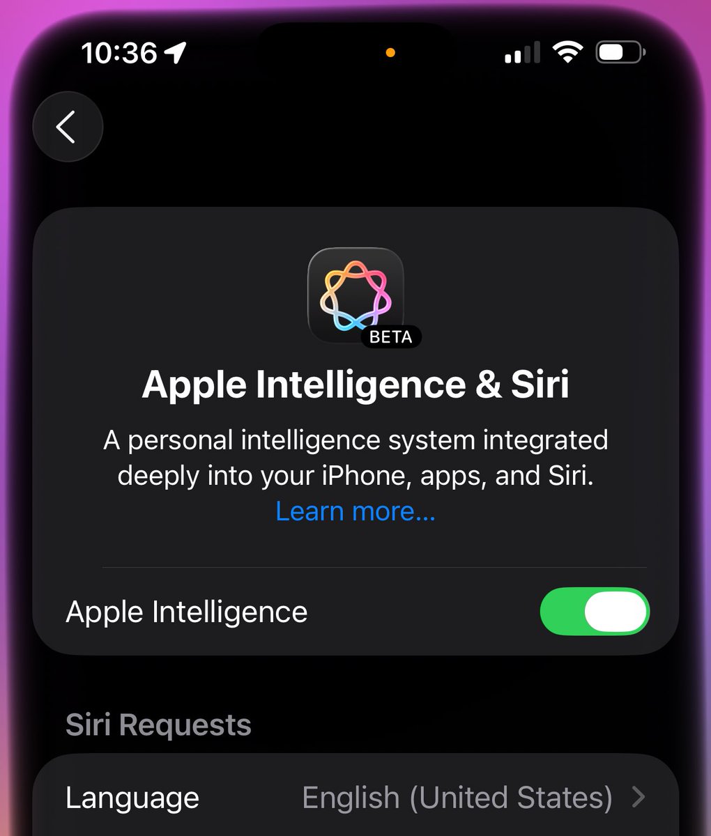 Apple Intelligence is working again for me and many others again.