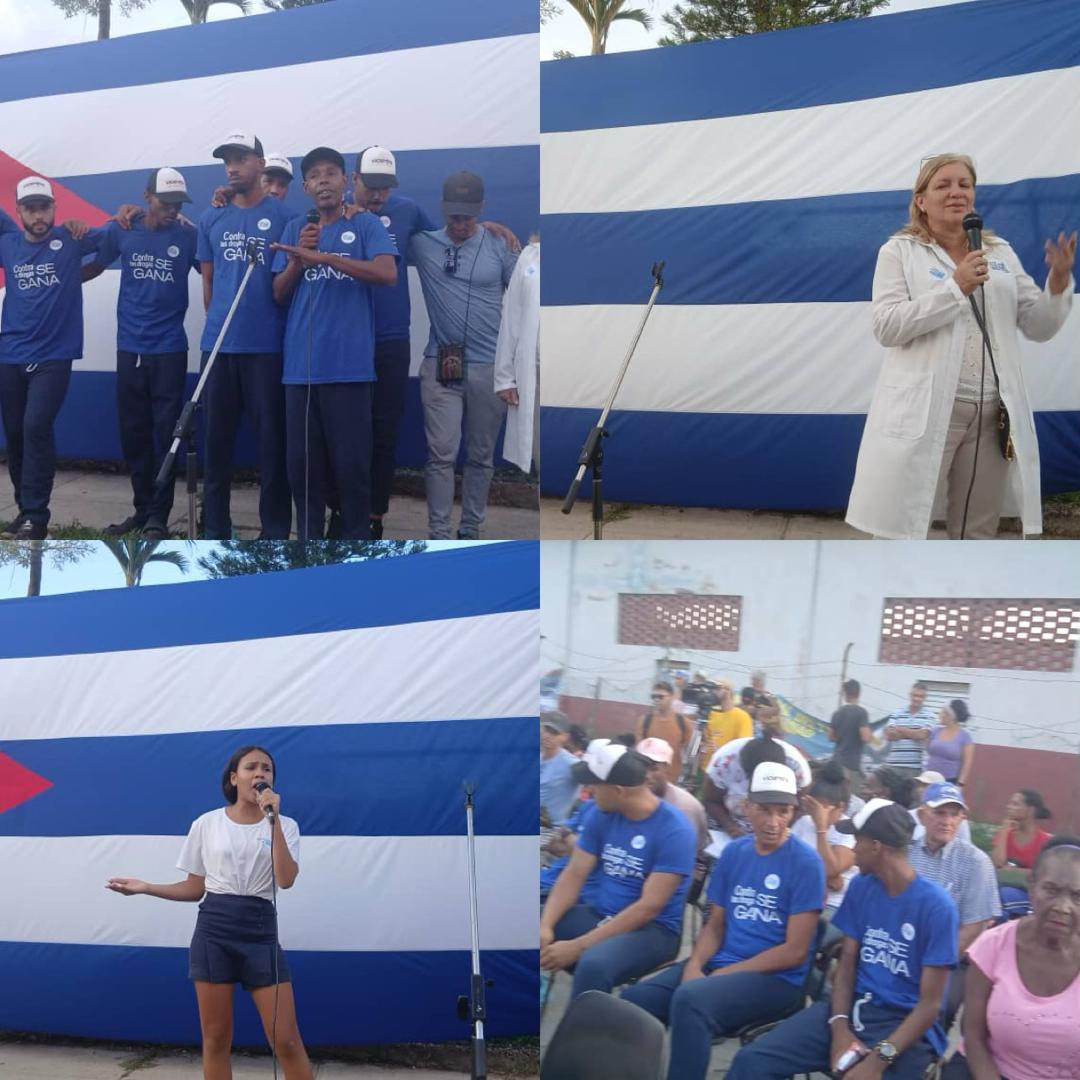 Se desarrolló Barrio Debate contra el tráfico y consumo de drogas, en el Consejo Popular Pogolotti en el municipio Marianao.
#LaHabanaViveEnMí 
#LaHabanaDeTodos
#ContraLasDrogasSeGana