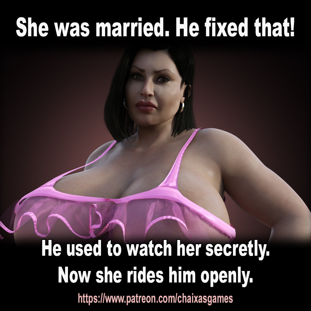 GamesChaixas's tweet photo. He used to watch her secretly.
Now she rides him openly.
https://t.co/jwQKYnErcr
#BBW #MILF #FWILF #TabooLove #NSFWGames  
#FamilyFantasy #Chubby #EroticGame #3DArt  
#VisualNovel #AdultGames #PatreonGames #NSFWDev https://t.co/BR3CGW2wR9
