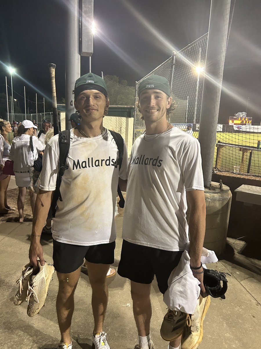 FBMallards25's tweet photo. Congratulations to our 2 All stars Jackson and Drake @JacksonnWhite @drake_douglas26 https://t.co/SNJUg7ISdo