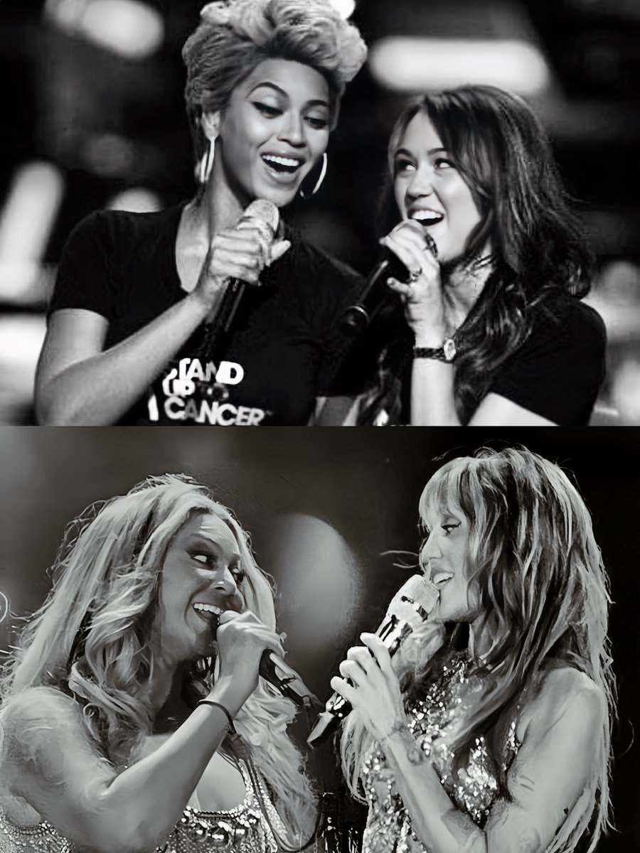 Miley Cyrus and Beyonce performing together after 17 years, a real full circle moment ❤️