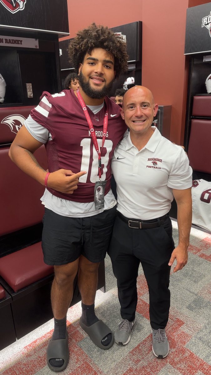Aden Herndon (@adenherndon08) on Twitter photo Had a great visit <a href="/RoanokeFB/">Roanoke College Football</a> yesterday. A beautiful campus with a lot of community support! Thank you <a href="/CoachGiancola/">Mike Giancola</a> <a href="/BryanStiney/">Coach Stiney</a> for the invite & hospitality!
<a href="/RHSBears_FB/">Riverbend Football</a> <a href="/coachwebb804/">Coach Webb</a> <a href="/CoachJSharon/">Coach Sharon</a> <a href="/Action_Speed_Tr/">Action_Wallace 💨</a> <a href="/Burnett_FSG/">Tristen Burnett</a> <a href="/PrepRedzoneVA/">Prep Redzone Virginia</a> <a href="/Spotlight39_Pod/">SPOTLIGHT 39</a> <a href="/FLSVarsity/">FLS Varsity</a> Had a great visit <a href="/RoanokeFB/">Roanoke College Football</a> yesterday. A beautiful campus with a lot of community support! Thank you <a href="/CoachGiancola/">Mike Giancola</a> <a href="/BryanStiney/">Coach Stiney</a> for the invite & hospitality!
<a href="/RHSBears_FB/">Riverbend Football</a> <a href="/coachwebb804/">Coach Webb</a> <a href="/CoachJSharon/">Coach Sharon</a> <a href="/Action_Speed_Tr/">Action_Wallace 💨</a> <a href="/Burnett_FSG/">Tristen Burnett</a> <a href="/PrepRedzoneVA/">Prep Redzone Virginia</a> <a href="/Spotlight39_Pod/">SPOTLIGHT 39</a> <a href="/FLSVarsity/">FLS Varsity</a>