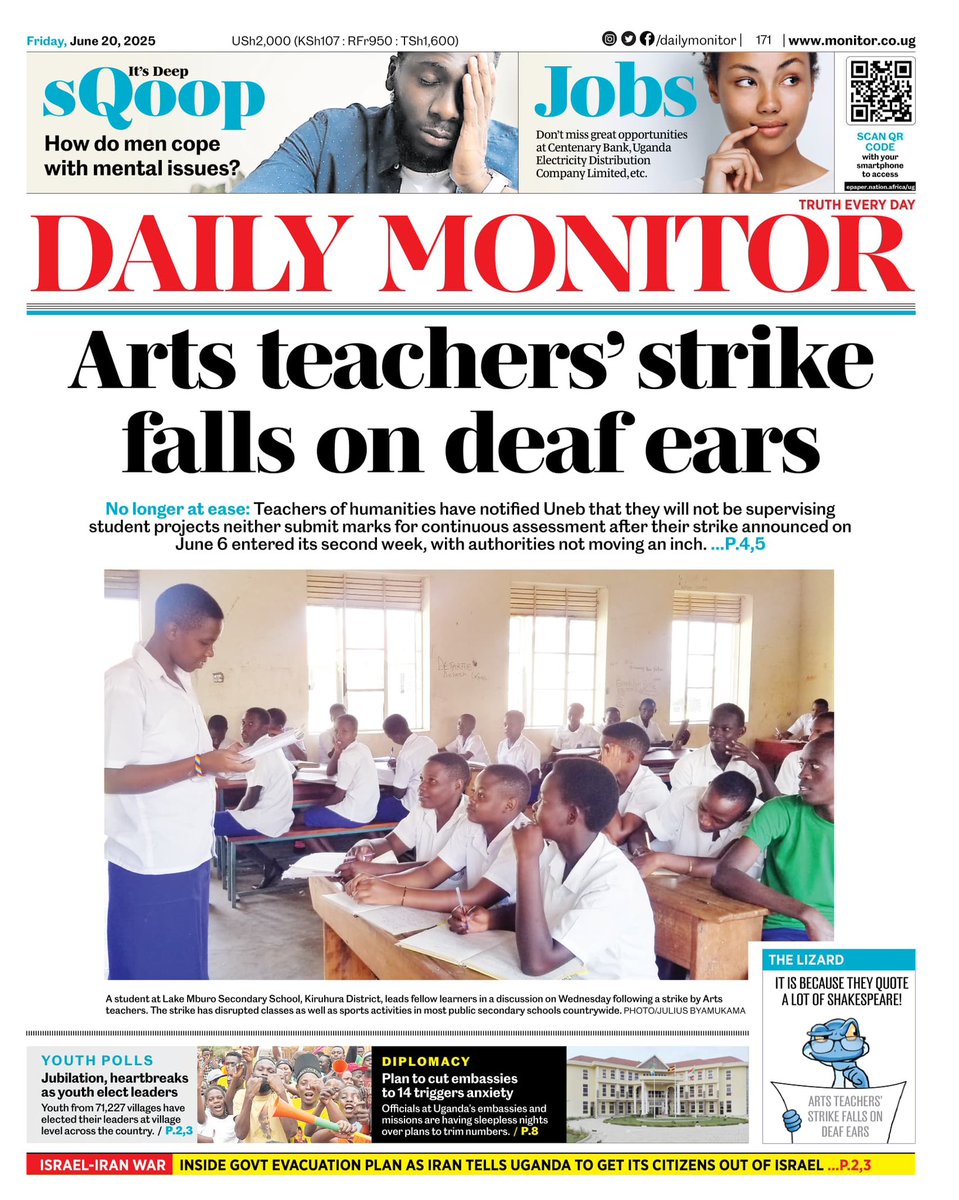 Arts teachers’ strike falls on deaf ears 

epaper.nation.africa/read/release/1…

#MonitorUpdates 
#TruthEveryDay