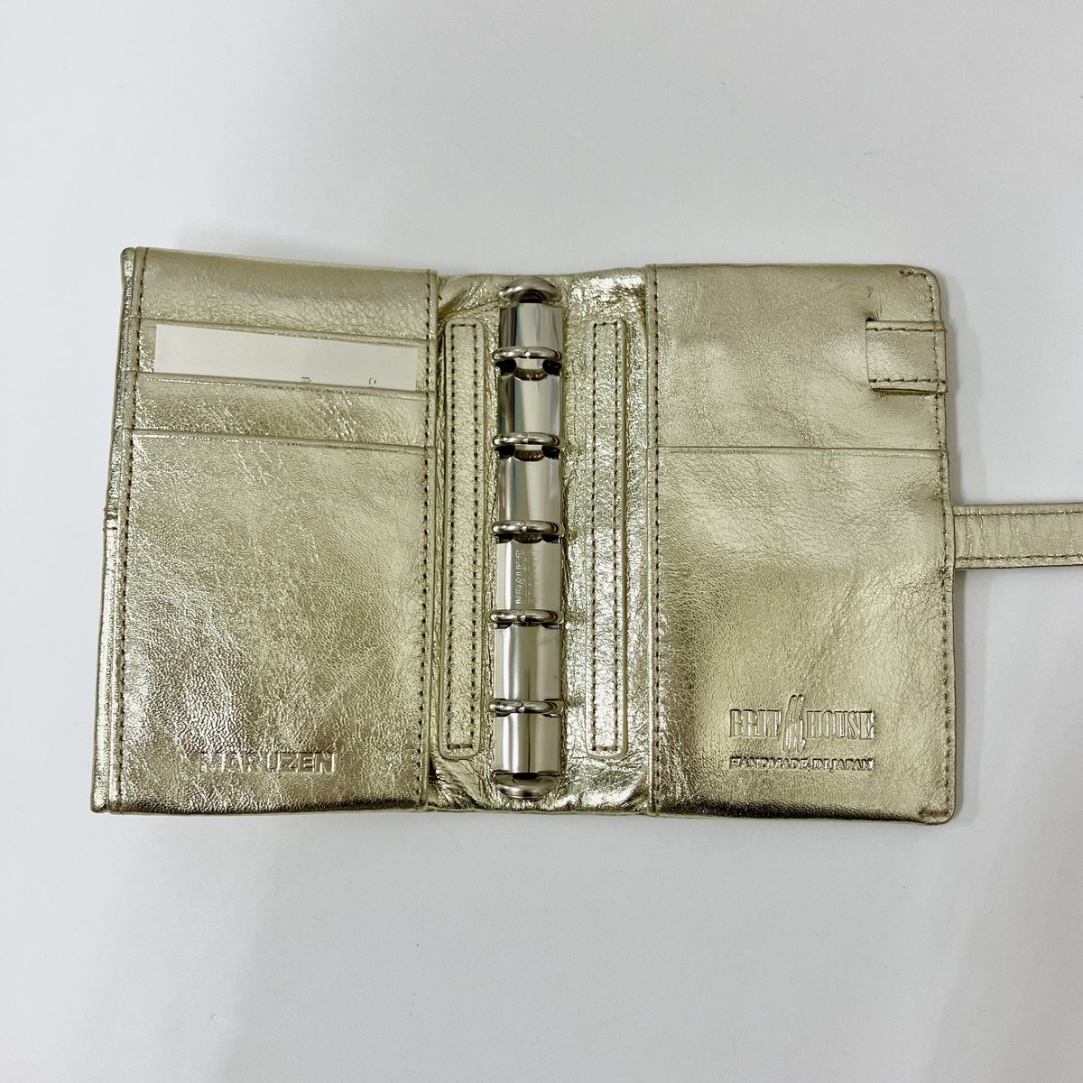 B1F文具】 #丸善 オリジナルシステム手帳「Champagne Series Micro5