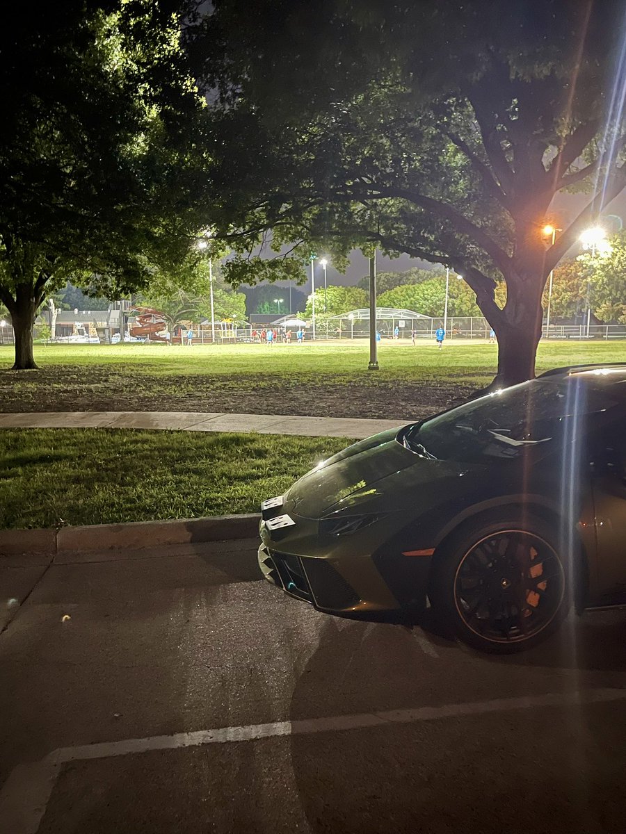 someguyjack's tweet image. lambo at coed rec kickball in Dallas 

fed should have cut