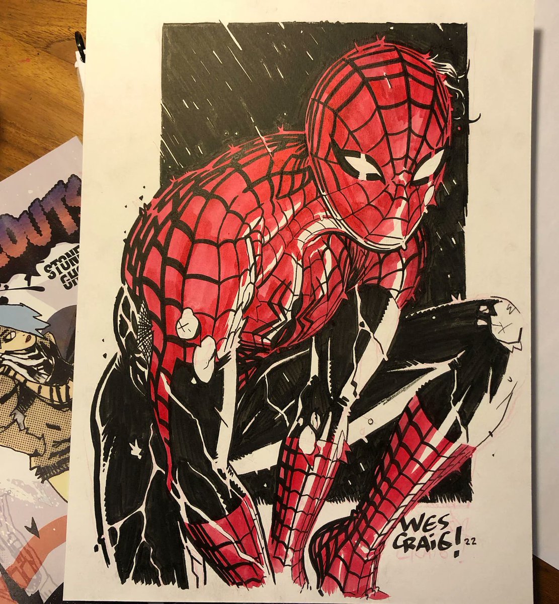WesCraigComics's tweet image. Good ol&apos; Webhead.

#spidey #marvelcomics 
#superheroes #comicbooks