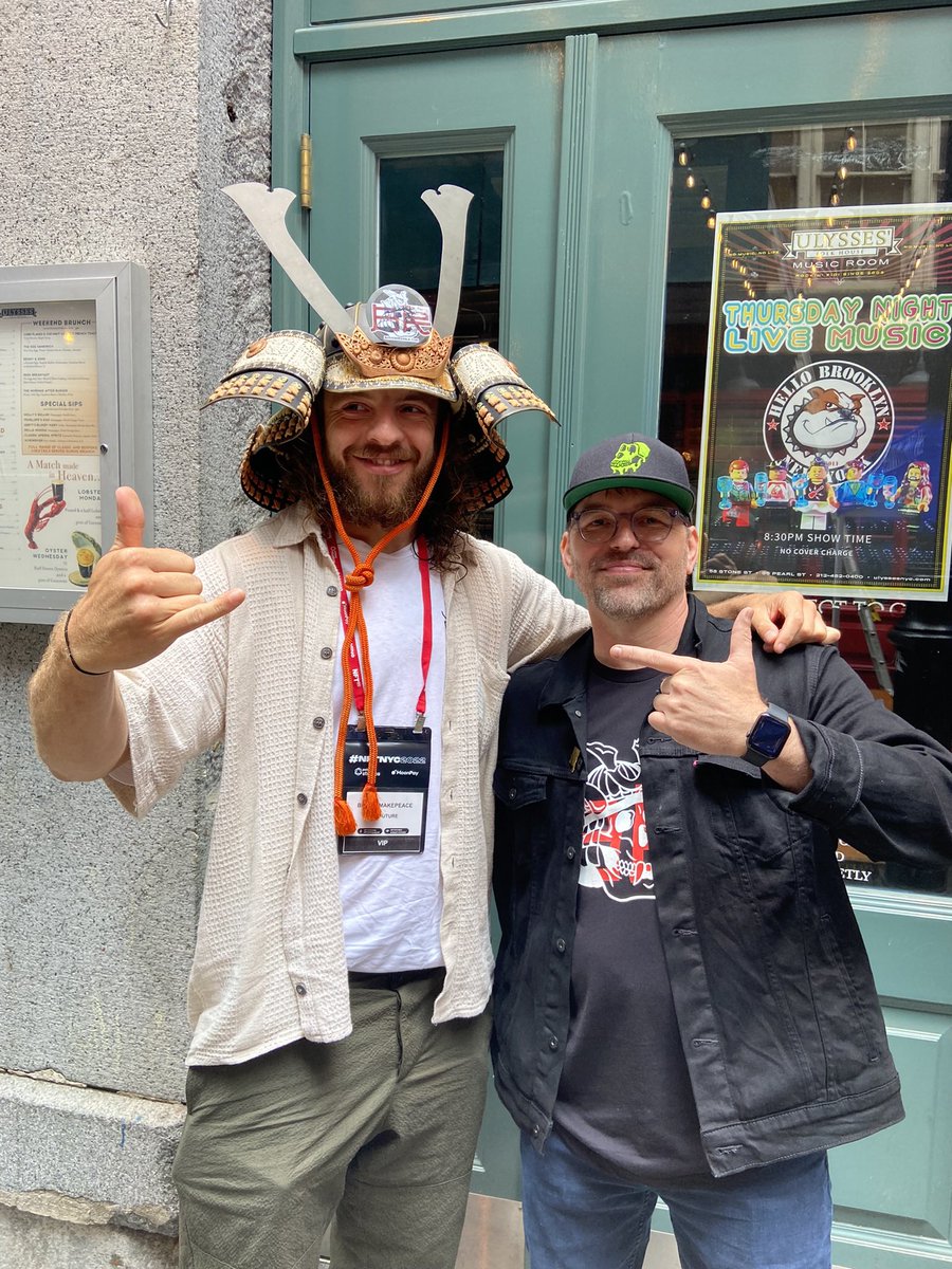It’s been three years since we were all swept up in the NFT scam, Sorry.. Bullrun 

I got to go to NYC and see the city. Great place

Thanks to <a href="/jessew_art/">fondu3.io</a> for his meetup, sharing some amazing whiskey 

Thanks to <a href="/AbundanceAF/">AbundanceAF</a> for putting us up 

Miss those days
