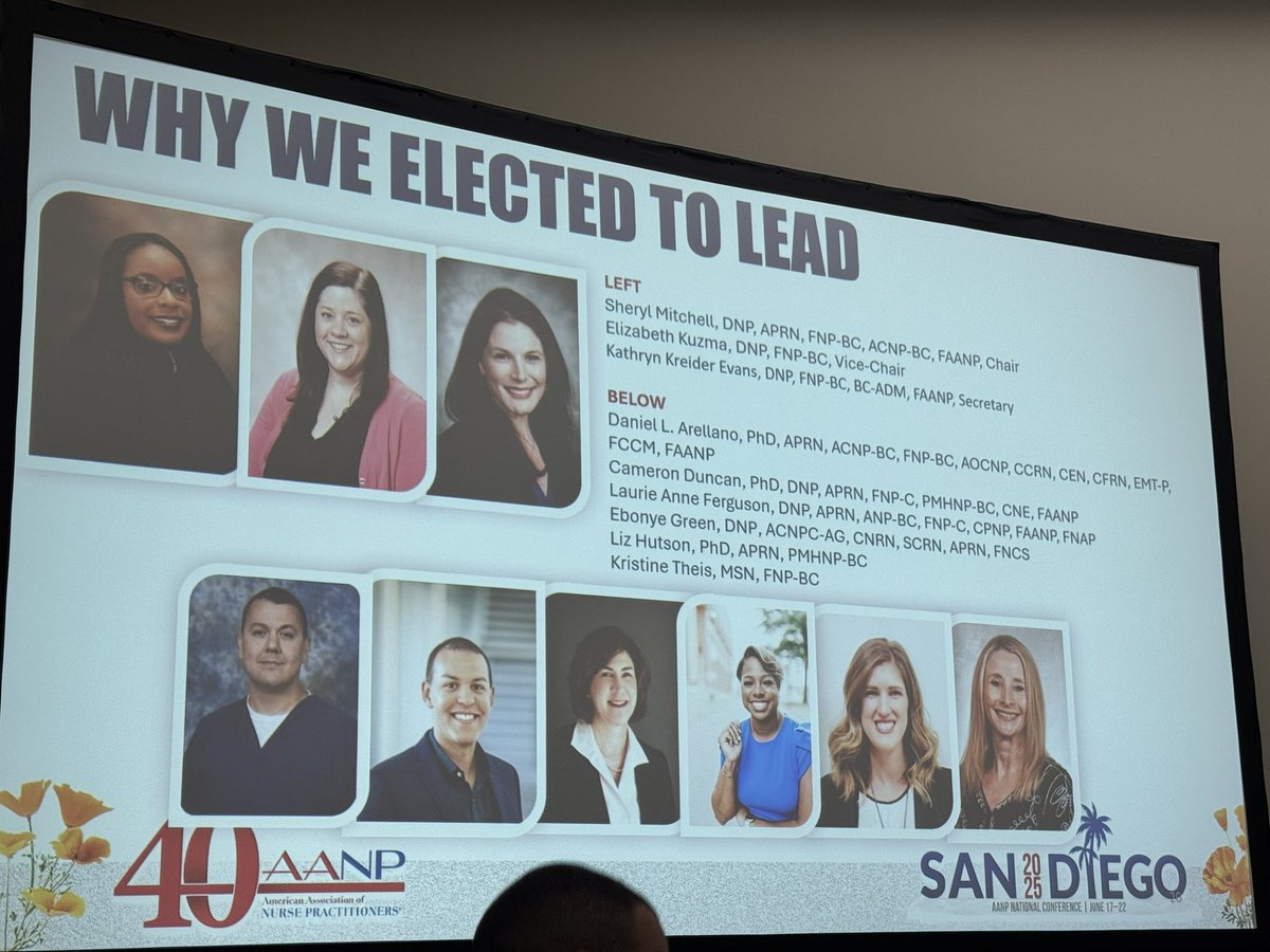 ApnGreen's tweet photo. Honored to speak on the #AANP25 Nominations Council panel today and share why nurse practitioner leadership matters. 💡💼
Catch me at the Nominations booth in the exhibit hall—let’s talk about how YOU can get involved and lead the future of @AANP_NEWS! #NPsLead #Neuronerd https://t.co/FbPOll0n7h