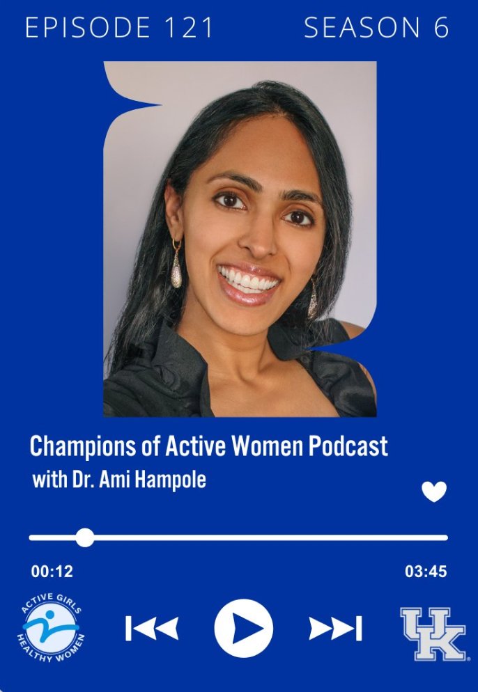 It  was an honor to Champion Active Women while speaking in this podcast episode. Catch it, &amp; some amazing other Champions speaking at this link - chs.uky.edu/aghw/podcast

#ActiveGirlsHealthyWomenInitiative #UniversityofKentucky #ChicagoYouthFoundation #SportsMedicine #Physiatry