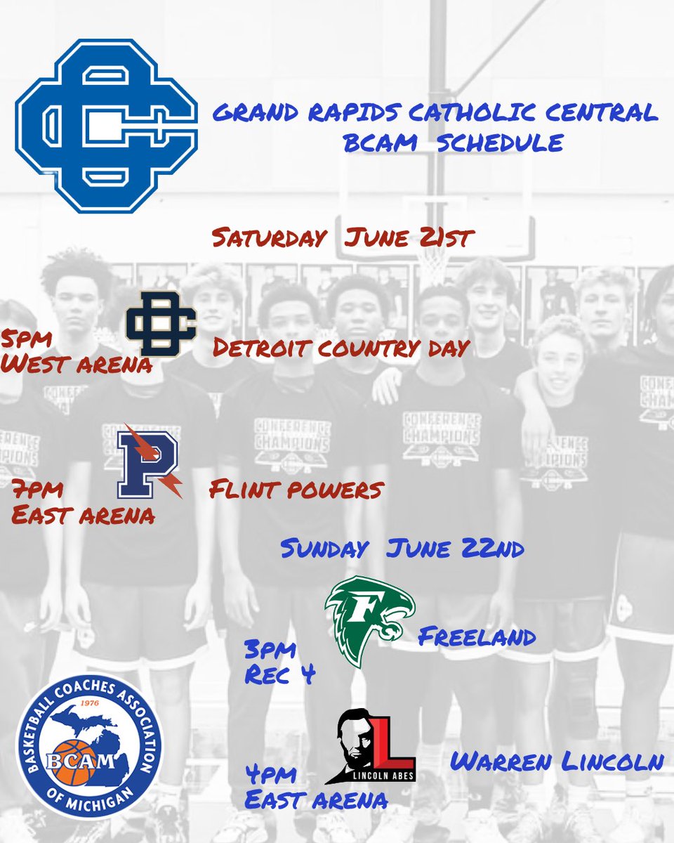 Great schedule at @ BCAM! <a href="/TheDZoneBBall/">The D Zone Basketball</a> <a href="/BankHoops/">Bank Hoops - Stephen Bell</a> <a href="/BrzezinskiAlec/">Alec Brzezinski</a> <a href="/jgilbertsport/">Jonathon Gilbert</a>