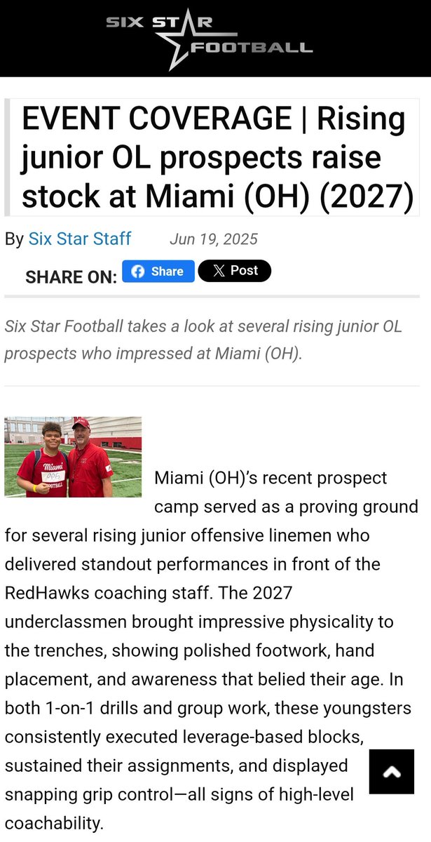 Caleb Otten 🏈 2027 tweet media