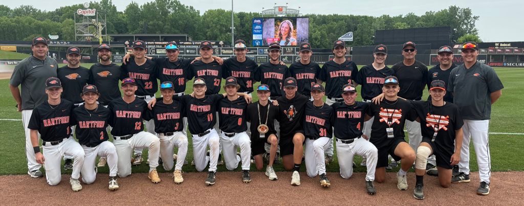 Tough loss in the WIAA state semifinal game last night. These guys are a special group and it was a privilege to take the field with them 30 times this season. Thank you Seniors for your leadership and memories - Carter, Jack, Joe, Ethan, and Parker!!

<a href="/HUHS_Baseball/">Hartford Baseball</a>