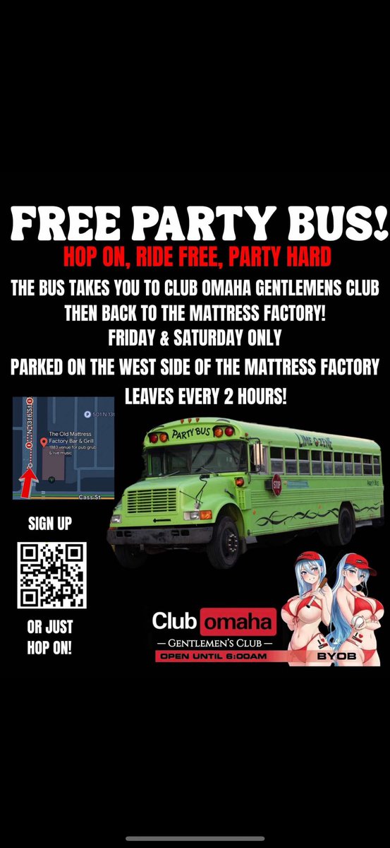 im stuck home w the flu so I sadly won’t be able to see <a href="/Clubomaha/">Club Omaha</a> this week:( 
BUT that doesn’t mean you shouldn’t stop by &amp; support the sexy ladies😍
I mean why wouldn’t you?!? We’re even bringing you to &amp; from the club for the spicy party😘