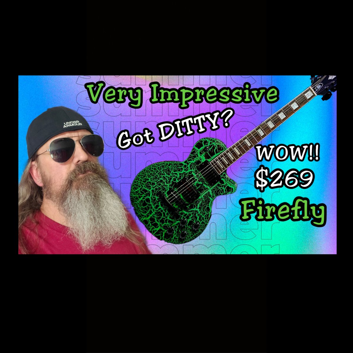 6stringstanger's tweet image. EXCELLENT Guitar from #fireflyguitars #unboxing #demo #review #youtube
youtu.be/MPTuvn6kXQk