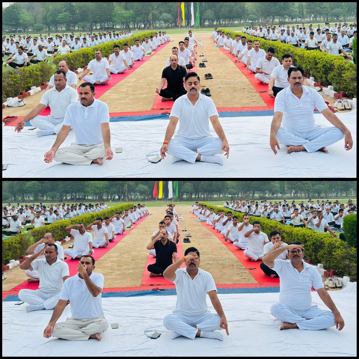 CO47bn PAC (@47bntaskforce) on Twitter photo अंतर्राष्ट्रीय योग दिवस के अवसर पर योग सप्ताह(15–21 जून) का आयोजन किया जा रहा है। जिसके क्रम में आज दिनांक 20.06.2025 को सेनानायक <a href="/ipsCharuNigam/">Charu Nigam</a> की उपस्थित में योगाचार्यों द्वारा जवानों को योग एवं प्राणायाम कराया गया। अंतर्राष्ट्रीय योग दिवस के अवसर पर योग सप्ताह(15–21 जून) का आयोजन किया जा रहा है। जिसके क्रम में आज दिनांक 20.06.2025 को सेनानायक <a href="/ipsCharuNigam/">Charu Nigam</a> की उपस्थित में योगाचार्यों द्वारा जवानों को योग एवं प्राणायाम कराया गया।