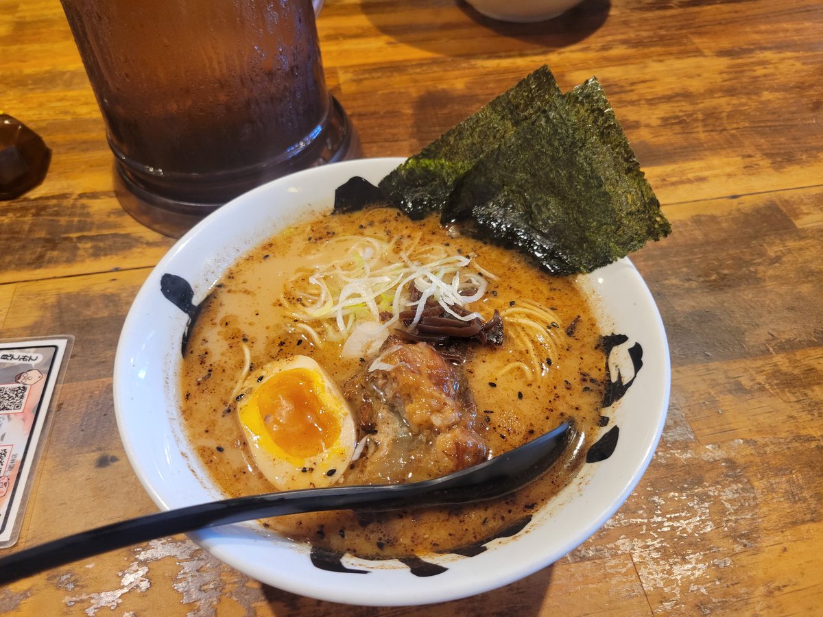 昨日のお昼
らーめんおっぺしゃん若林店(^ー^)