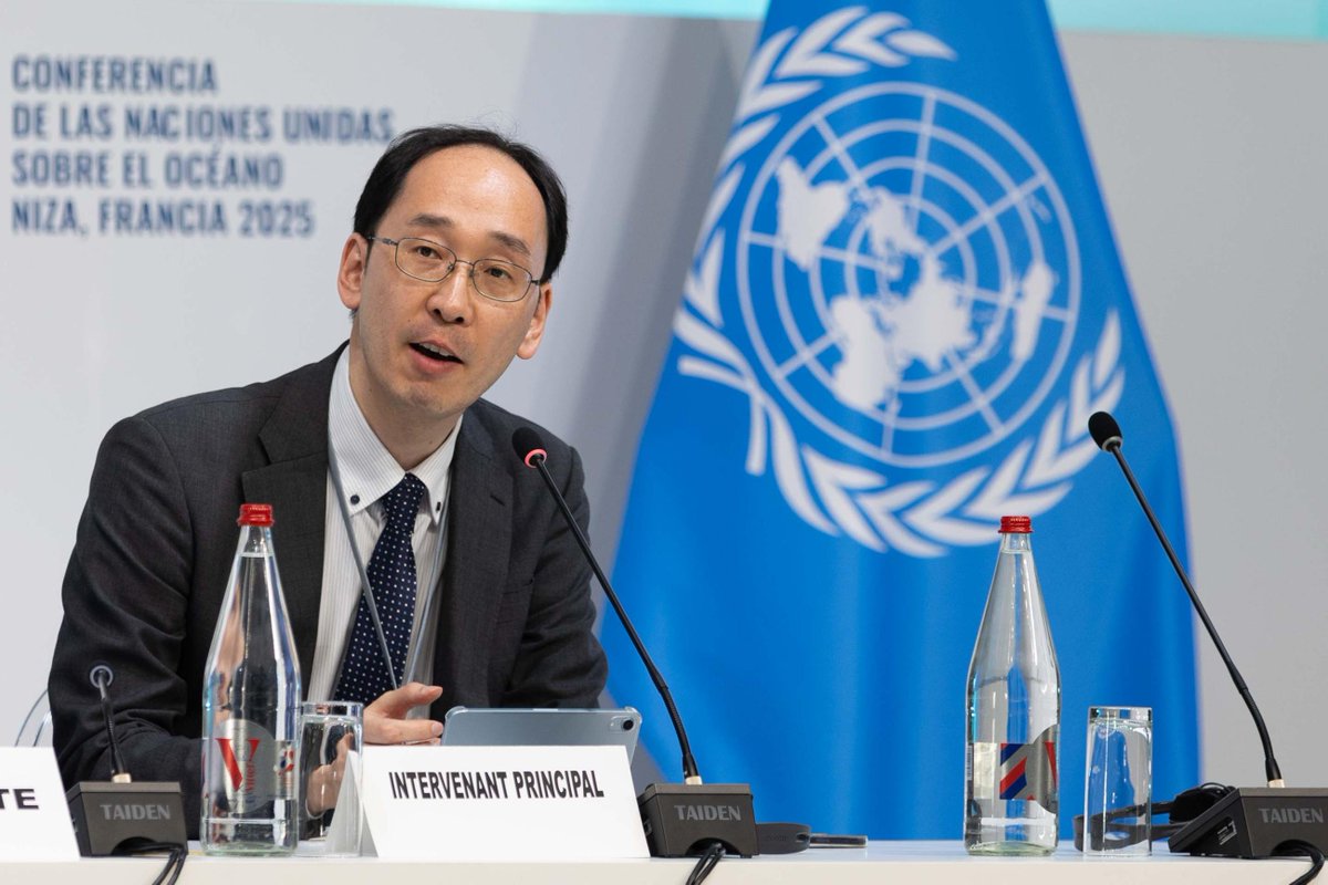 法学研究科所属の西本健太郎教授が6月9日から13日にかけて、フランスのニースで開催されていた国連海洋会議に参加しました。

law.tohoku.ac.jp/news-iisd-2025…

#東北大学 #法学研究科 #国連海洋会議
写真クレジット：IISD/ENB – Kiara Worth