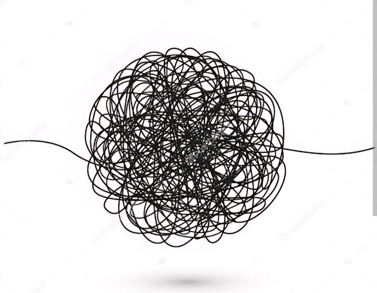 Bagaimana mengatasi Benang Kusut?

- Rapikan benangnya dengan teliti; atau

- Gunting yang kusut lalu sambungkan kedua ujungnya; atau

- Buang semua benang dan beli benang yang baru.