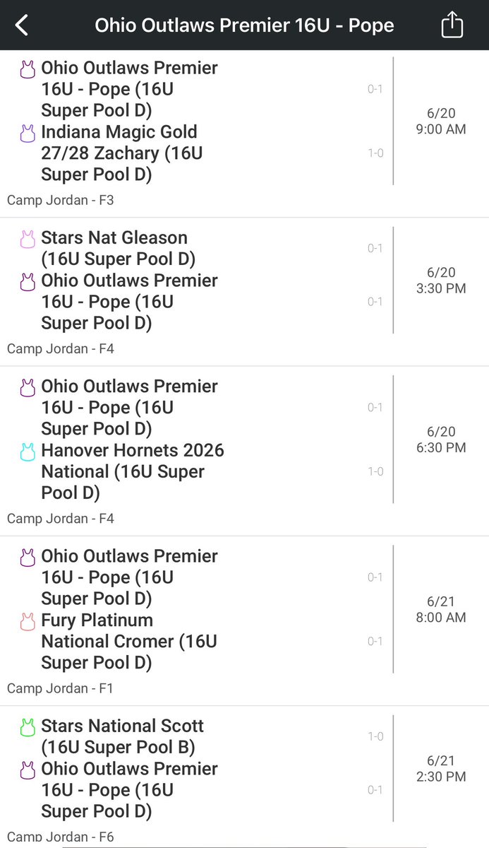 Makenna Hartley (@makennahartley1) on Twitter photo Updated schedule for this weekend!!
<a href="/outlawspope16U/">Ohio Outlaws Premier 16U Pope</a> <a href="/CoachPena_BSU/">Helen Peña</a> <a href="/ZipsSB/">Akron Zips Softball</a> <a href="/FlyerSoftball/">Dayton Softball</a> <a href="/UKCoachLawson/">Rachel Lawson</a> <a href="/MiamiOH_SB/">Miami Softball</a> <a href="/Coach2K_OSU/">Kirin Kumar</a> Updated schedule for this weekend!!
<a href="/outlawspope16U/">Ohio Outlaws Premier 16U Pope</a> <a href="/CoachPena_BSU/">Helen Peña</a> <a href="/ZipsSB/">Akron Zips Softball</a> <a href="/FlyerSoftball/">Dayton Softball</a> <a href="/UKCoachLawson/">Rachel Lawson</a> <a href="/MiamiOH_SB/">Miami Softball</a> <a href="/Coach2K_OSU/">Kirin Kumar</a>