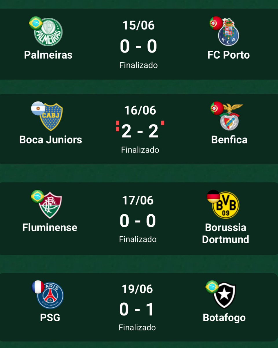 Si, señores. CONMEBOL continúa invicta ante UEFA en el Mundial de Clubes 2025. Tremendo.