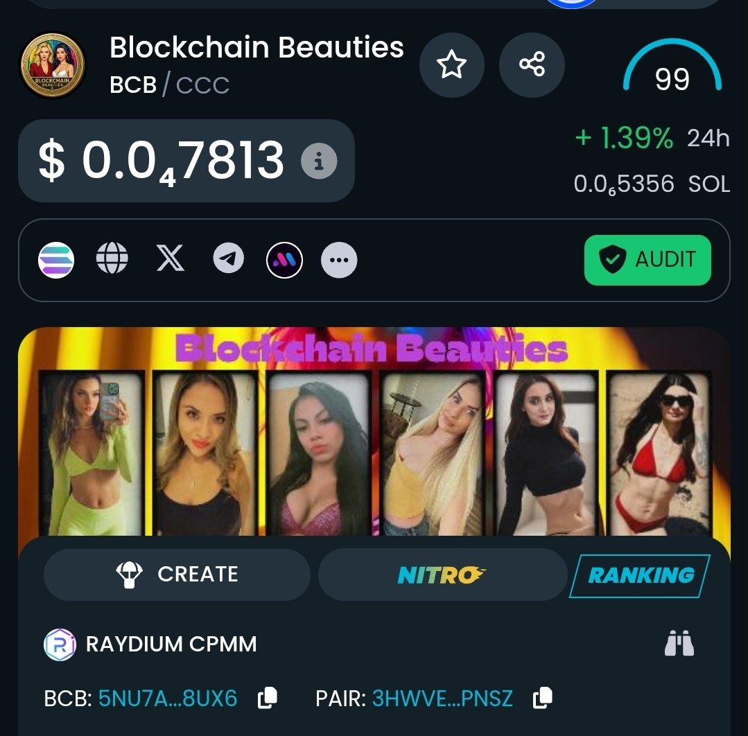 Tony Allavodka (@tony_allavodka) on Twitter photo 99 is a good score, right? $BCB is a party you won't want to miss. <a href="/bchainbeauties/">Blockchain Beauties</a> <a href="/CCCoinonSOL/">CC COIN</a> <a href="/X_COSTIN_/">Costin $CCC $BCB</a> <a href="/8055ZKH/">Komal (805) | LFGO</a> <a href="/Coins_Chick/">CC</a> 99 is a good score, right? $BCB is a party you won't want to miss. <a href="/bchainbeauties/">Blockchain Beauties</a> <a href="/CCCoinonSOL/">CC COIN</a> <a href="/X_COSTIN_/">Costin $CCC $BCB</a> <a href="/8055ZKH/">Komal (805) | LFGO</a> <a href="/Coins_Chick/">CC</a>