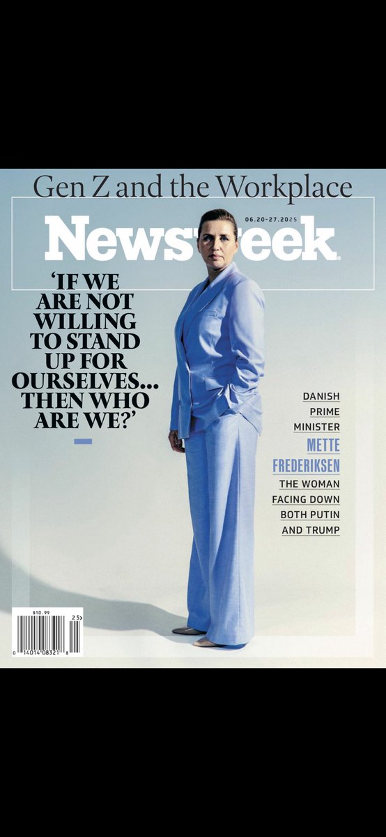 mobilemagzter's tweet image. If we are not willing to stand up for ourselves… then who are we?”
Danish Prime Minister Mette Frederiksen takes center stage in this powerful @Newsweek cover story.

magzter.com/US/Newsweek-Pu…

#MetteFrederiksen #GlobalLeadership #WomenInPower #Geopolitics #russiaukrainwar