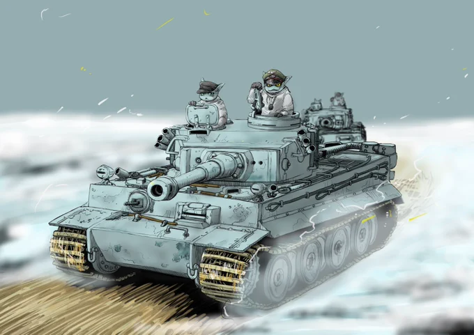 スゲー昔のタイガー戦車がパソコンに有った んーこの位頑張った方が良いのかなとか思った