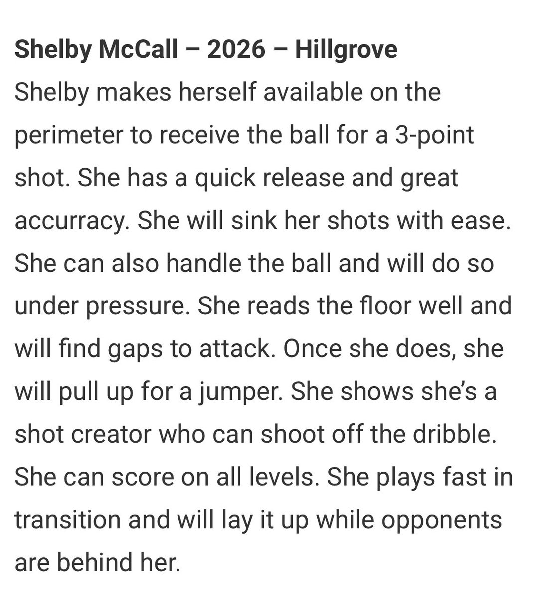 Shelby McCall (@shelby_21_sjmc2) on Twitter photo Thanks <a href="/JrAllStarGA/">Georgia Jr. All-Star GBB</a> for the evaluation. We had some good competition at the <a href="/GAcoaches/">GBCA</a> live event representing <a href="/hillgrove_wbb/">Hillgrove Hawks WBB</a> !
<a href="/SAthletesLBB/">Sleeper Athletes Ladies Basketball</a> <a href="/KyleSandy355/">Kyle Sandy</a> <a href="/PRO_Movement1/">#PRO Elevation Inc. | #PRO Movement Athletics</a> <a href="/PGH_Georgia/">Prep Girls Hoops Georgia</a> <a href="/GeorgiaQueenEl1/">Georgia Queen Elite Basketball</a> <a href="/WBBGems/">Womens Hoops Hidden Gems</a> <a href="/mdjonline/">MDJ Online</a> <a href="/RecruitGAHoops/">Recruit GA Hoops</a> Thanks <a href="/JrAllStarGA/">Georgia Jr. All-Star GBB</a> for the evaluation. We had some good competition at the <a href="/GAcoaches/">GBCA</a> live event representing <a href="/hillgrove_wbb/">Hillgrove Hawks WBB</a> !
<a href="/SAthletesLBB/">Sleeper Athletes Ladies Basketball</a> <a href="/KyleSandy355/">Kyle Sandy</a> <a href="/PRO_Movement1/">#PRO Elevation Inc. | #PRO Movement Athletics</a> <a href="/PGH_Georgia/">Prep Girls Hoops Georgia</a> <a href="/GeorgiaQueenEl1/">Georgia Queen Elite Basketball</a> <a href="/WBBGems/">Womens Hoops Hidden Gems</a> <a href="/mdjonline/">MDJ Online</a> <a href="/RecruitGAHoops/">Recruit GA Hoops</a>