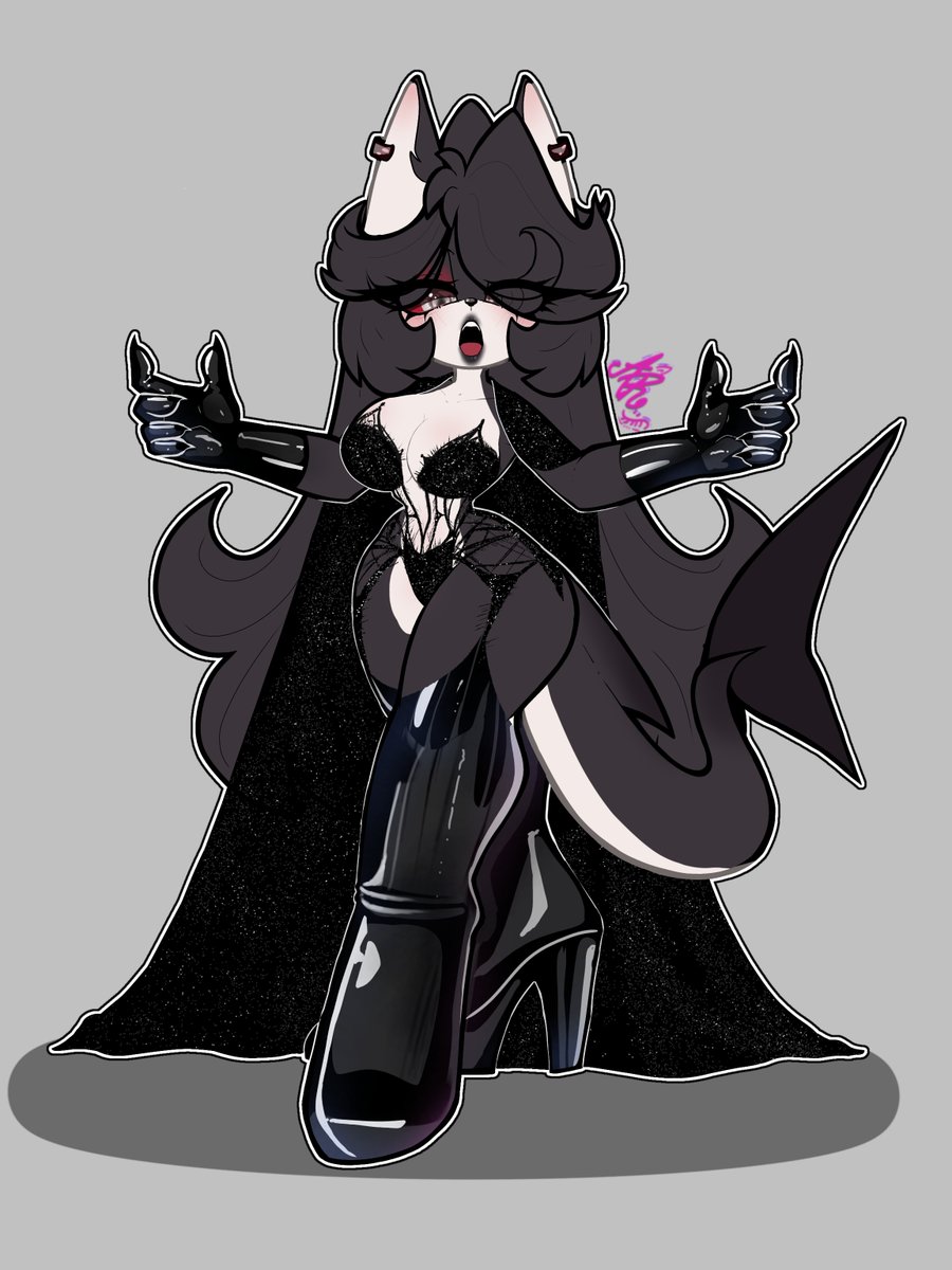 //Introducing my latest OC ..Villioness...Evil and vicious...

Lady Esmerelda Erne, A devilish black shark (Thank you <a href="/AkiraEvil01/">🔞💦AKIRA_RACCOON🔞🦝🔥OPEN_COMMISION🔥</a> for the 2nd picture)