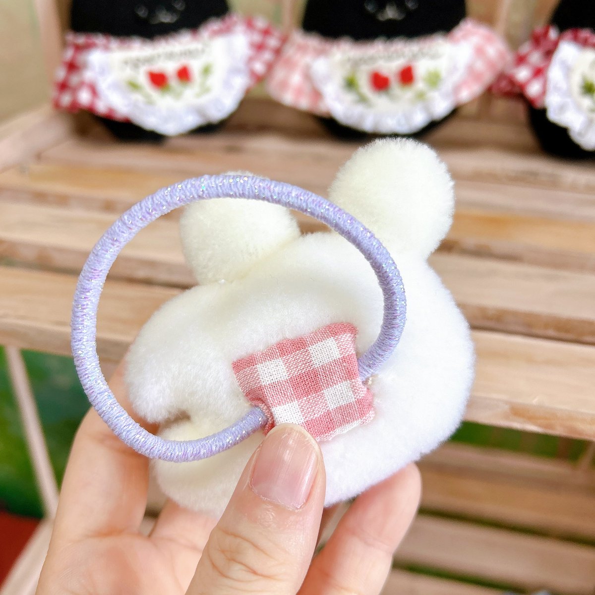 気まぐれに作ったヘアゴム
一個しかない笑
