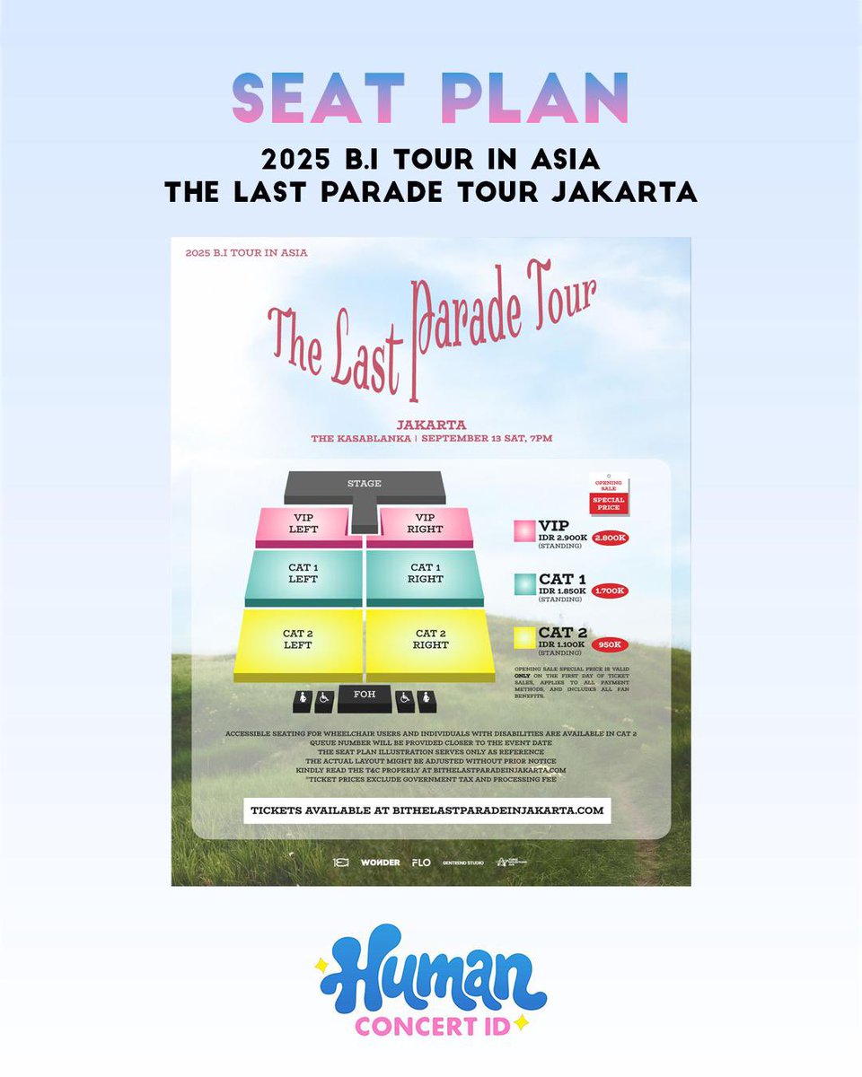 Shasyii's tweet photo. CALLING TO ID 📢

OPEN JASTIP 2025 B.I TOUR IN ASIA - THE LAST PARADE TOUR JAKARTA

☆ fee starts 300k
☆ bookslot 100k/tix

✓ diurus sampai tiket fisik
✓ pelunasan tiket h-1 ticketing
✓ dijamin trusted &amp; berpengalaman
✓ full refund 100% jika tiket tidak dapat

DM for more💖 https://t.co/SNEBUfSDIl