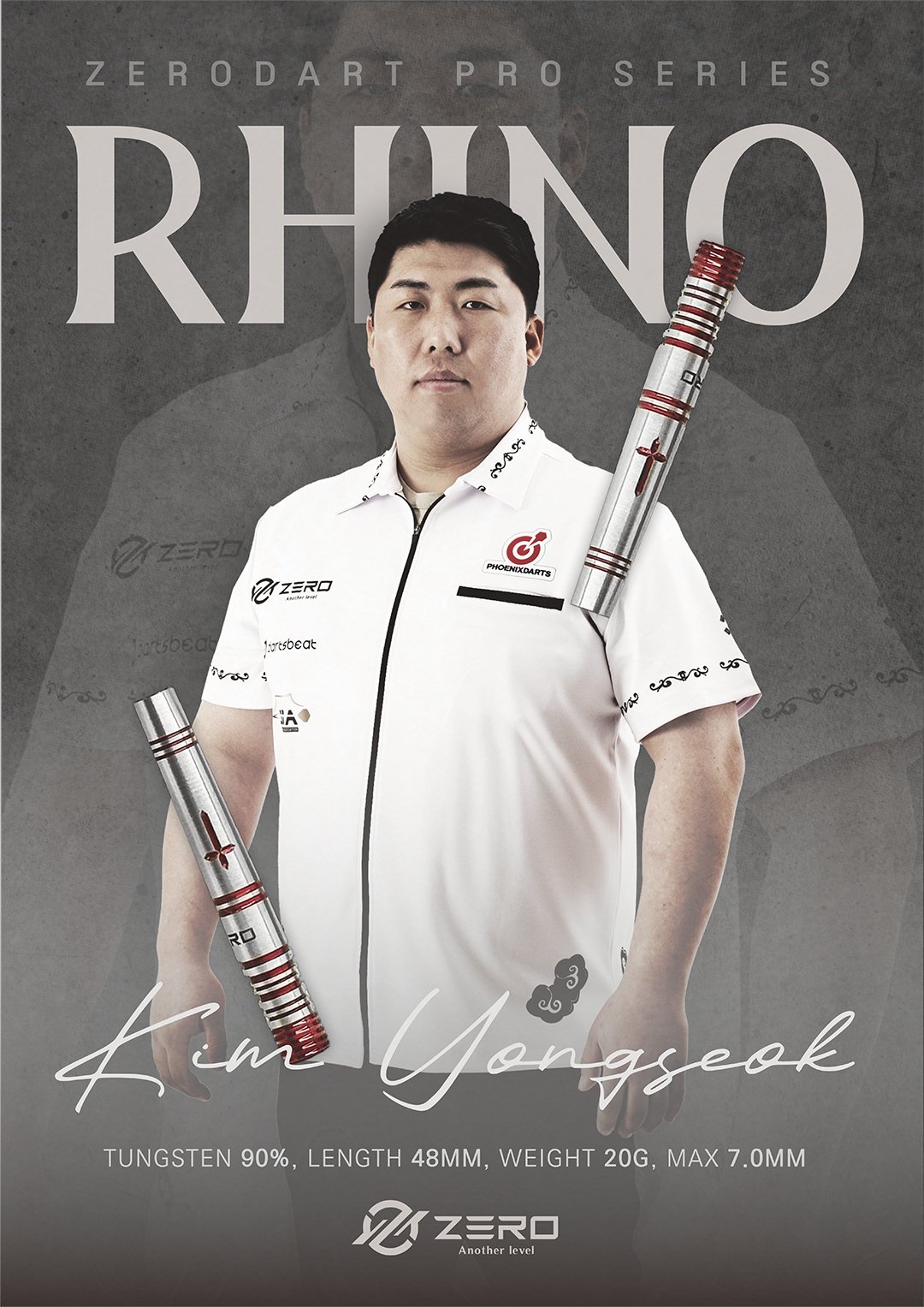 ZERO DARTS RHINO 2BA キム・ヨンソク選手モデル ダーツ > ソフトダーツ > ブランド【サ行】 > ゼロダーツ > ZERO