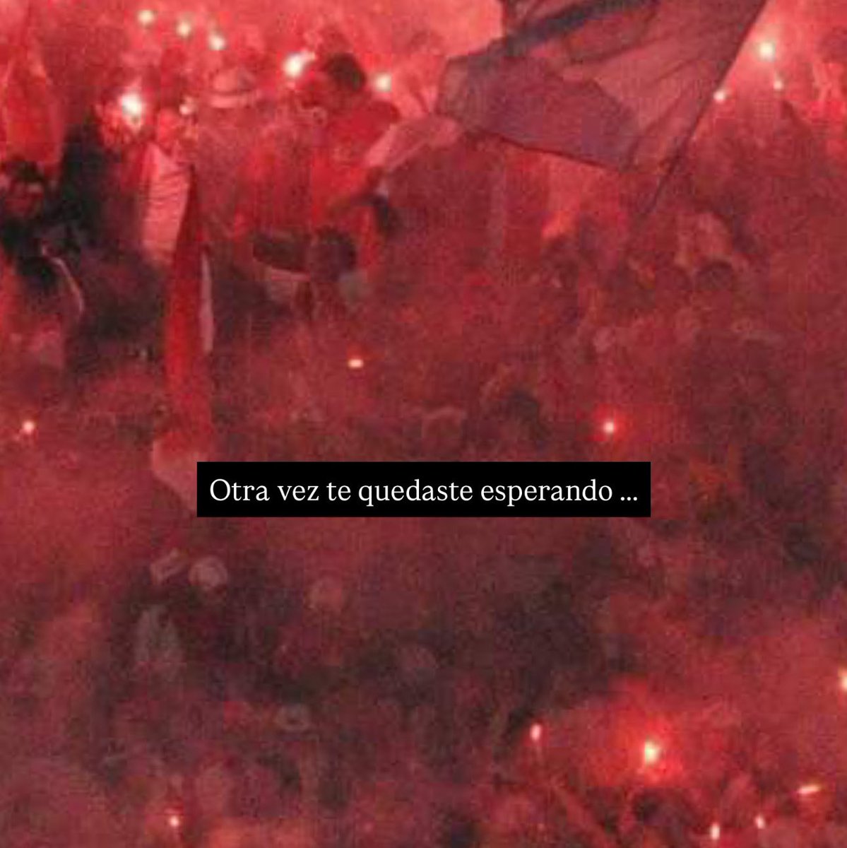 Otra vez te quedaste esperando…