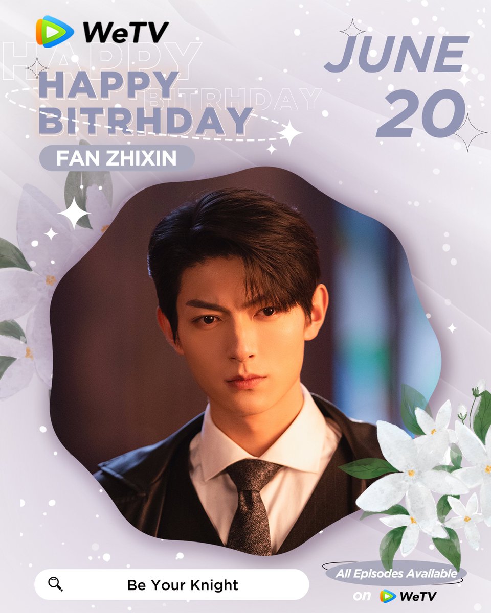 WeTVOfficial's tweet photo. Happy Birthday to #FanZhixin 🎂❤️‍🔥

Love your performance in #BeYourKnight #PresentisPresent #ChildeXiesWine ☺️

Looking forward to more of your works in the future. ✨

#樊治欣 #他似火 #奔向所有时空的你 #谢公子的酒 #WeTV #WeTVAlwaysMore https://t.co/zgrt9oNW3y