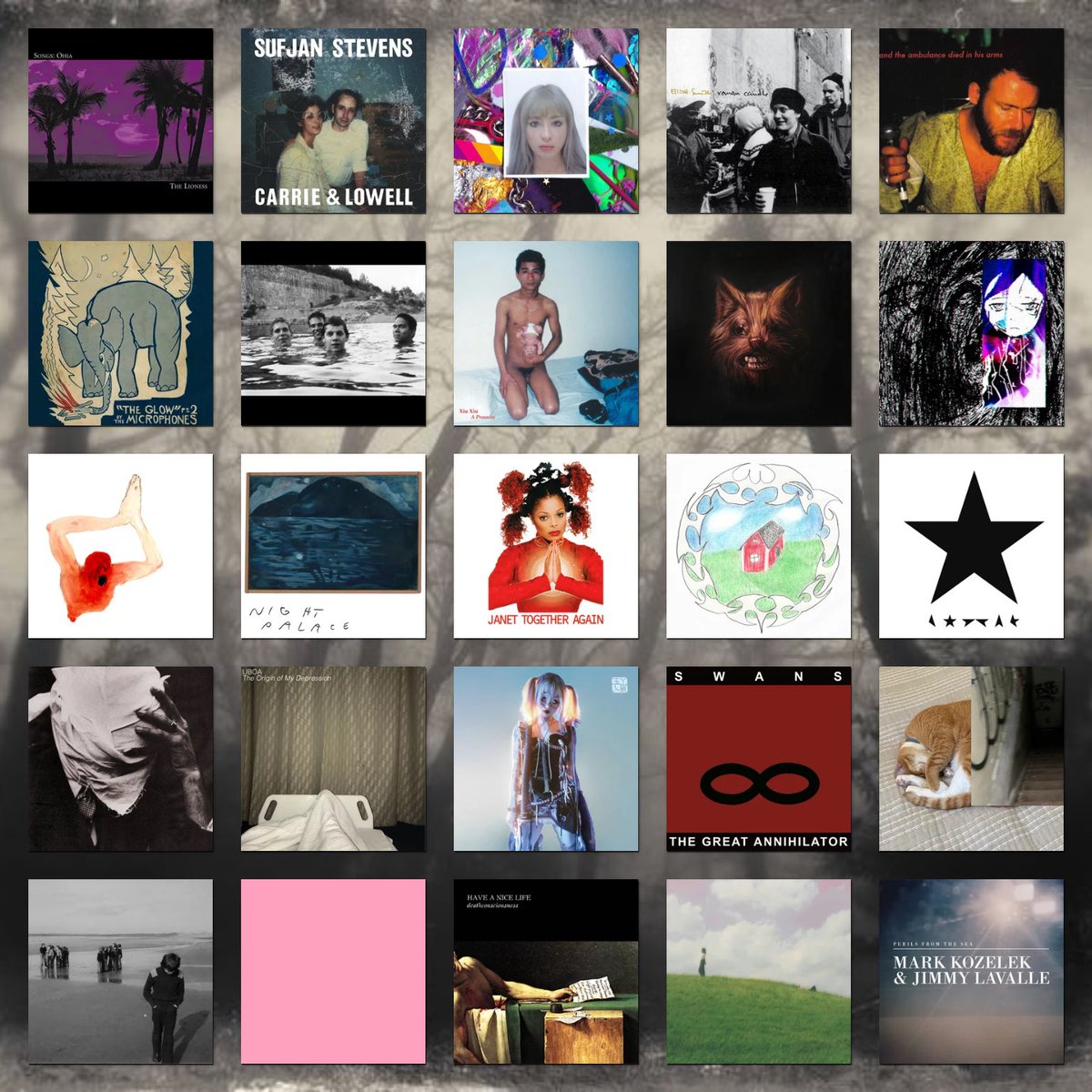 Albums related to the loss of a loved one 
#musictwt