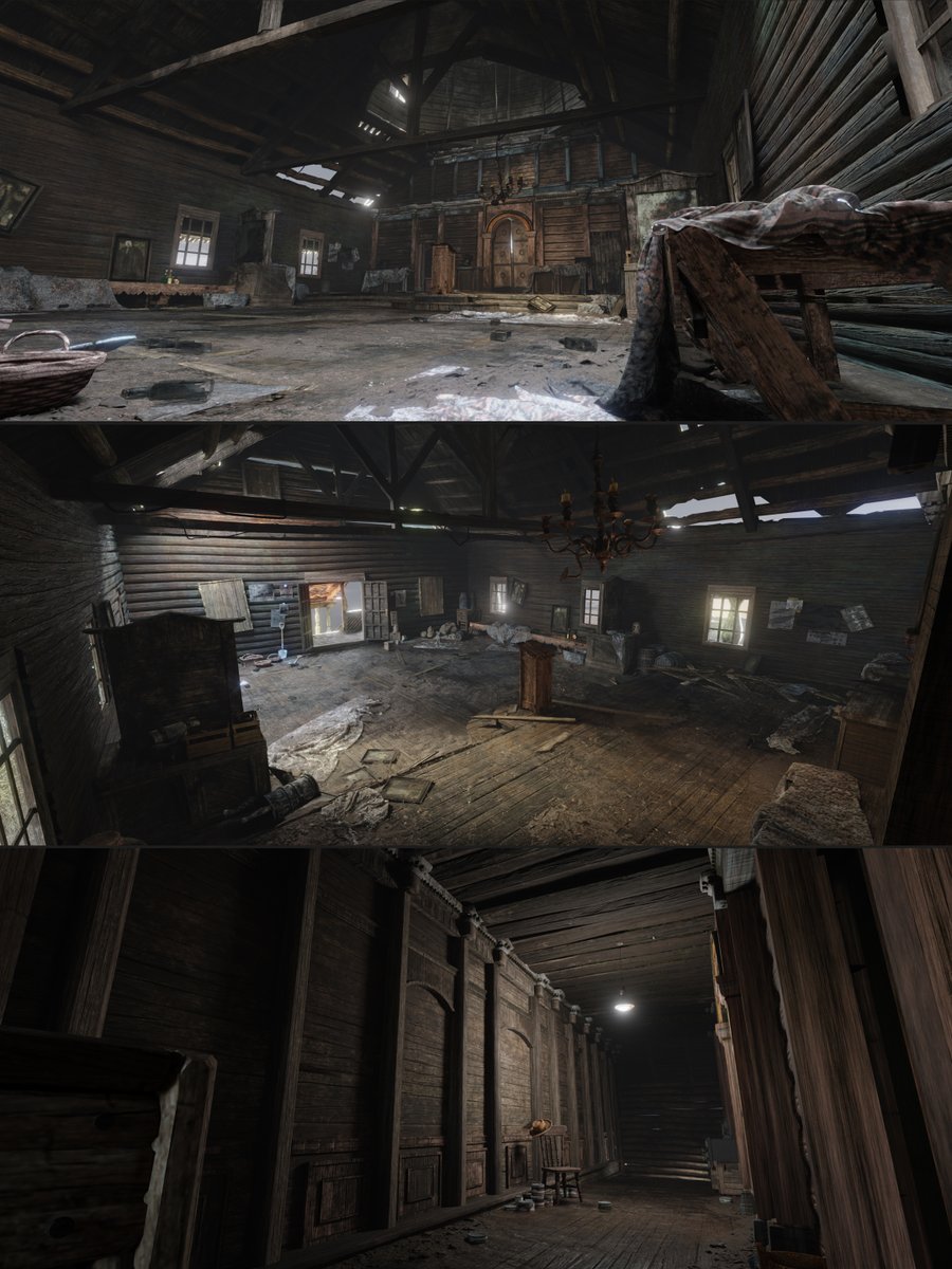 Early design for the small hall area in the expanded Farm. See you in S2!