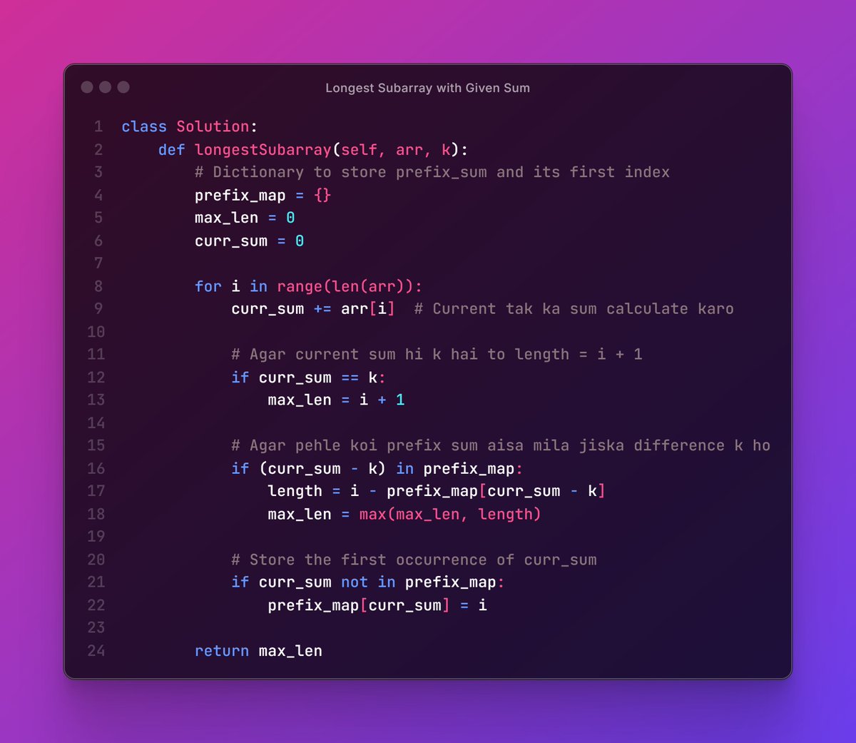 Vikaashhh_Joshi's tweet image. Day 62 of @geeksforgeeks #gfg160 #geekstreak2025
Topic :– Kth Smallest in Sorted Matrix
code:- github.com/Vikaashhh/Long…
#matrixproblem #pythoncode #developerjourney #techcontent #algorithms #problemSolving