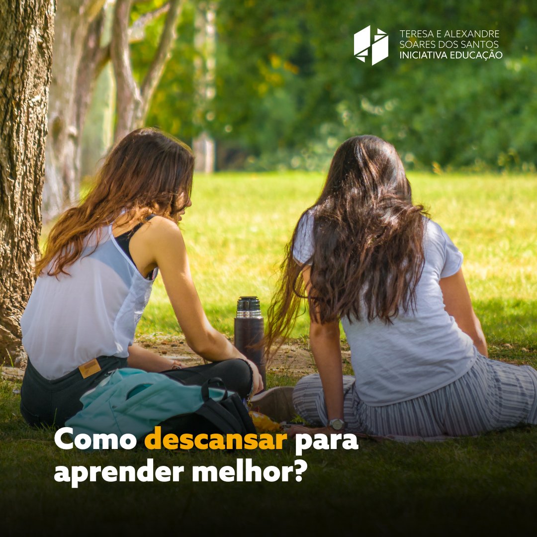 Depois de estudar para um exame, é necessário descansar. Mas qual é a melhor maneira de descansar sem prejudicar a aprendizagem e a memorização?

Descubra aqui 👇
rb.gy/aqij25