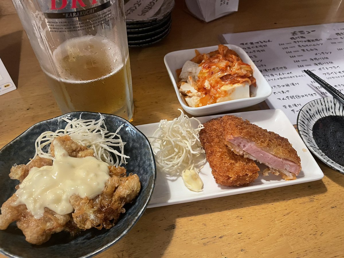 yasswee's tweet photo. ひとり打ち上げ🍺 https://t.co/6chuwyA1N2