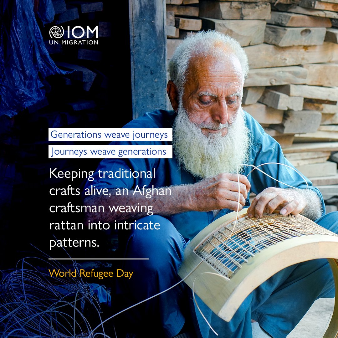 In a small workshop in Peshawar, you can’t tell who’s local or migrant, only the craftsmanship speaks.
Kabul weaves meet Peshawar woodwork, creating more than furniture: they build shared stories.
This #WorldRefugeeDay, we honor the skills and resilience displaced people bring.