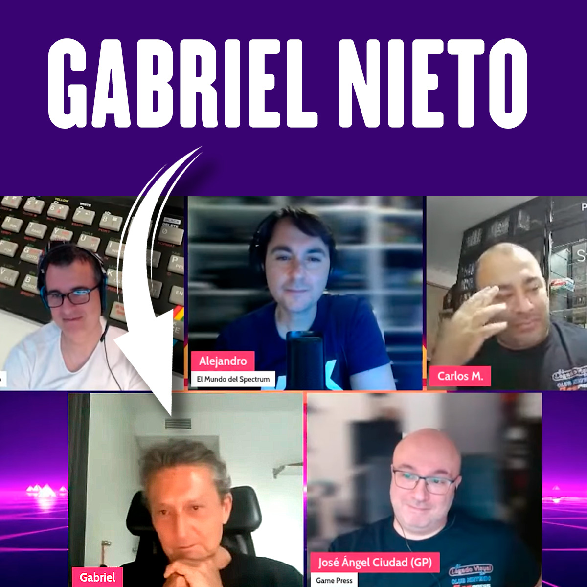 GABRIEL NIETO:
📕 Microhobby.
📙 Micromanía.
🕹️ TOPO.
🍄 Nintendo.
Desde 1998 no había sido entrevistado tras una cámara.
¡LO HEMOS CONSEGUIDO! ¿Dónde? Aquí:
youtube.com/watch?v=LQp8o-…
#Nintendo #NintendoSwitch2