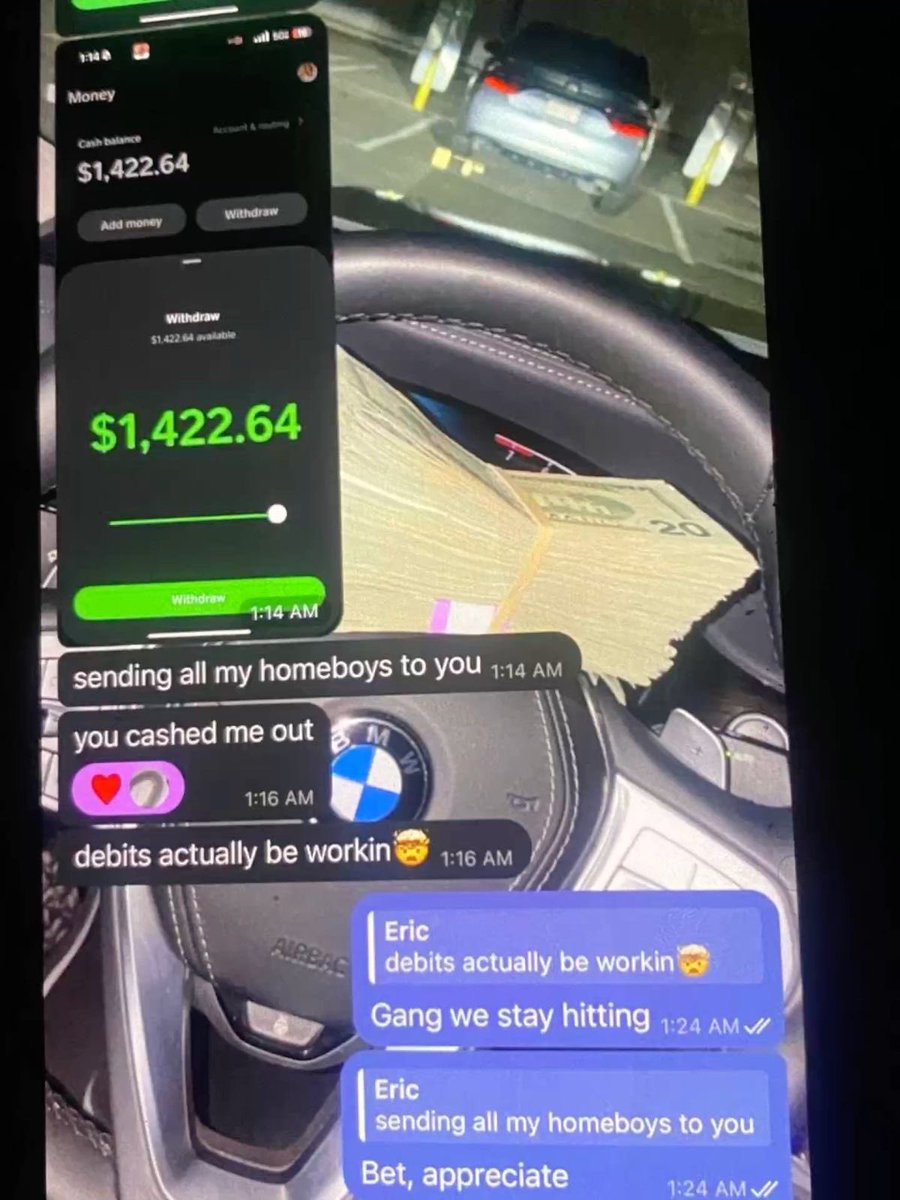 God_of_methods's tweet photo. Cashapp glitch ain’t dead 💀 yet Tapin✅💯telegram link in bio #scams #sauce #cc #carding #swiping #bins #methods #fullz #spamming #scamming #banklogs #live #packs #cashapp #fraud #ccswipe #buyingcontent https://t.co/CwZEdhGKpr