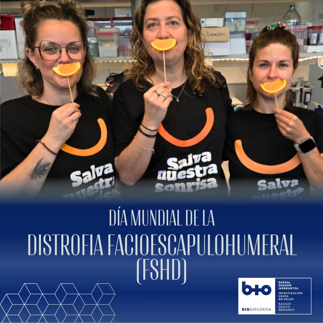 Biogipuzkoa (@biogipuzkoa) on Twitter photo 🧡🍊 Hoy 20 de junio, #DíaMundialFSHD: destacamos la investigación de la Plataforma de #DiagnósticoMolecular de #Biogipuzkoa. sobre la distrofia #facioescapulohumeral
📰f.mtr.cool/qbmzcqlbiv
#FSHD #OrangeSliceChallenge #cureFSHD #SalvaNuestraSonrisa #WorldFSHDDay <a href="/FSHDSociety/">FSHD Society</a> 🧡🍊 Hoy 20 de junio, #DíaMundialFSHD: destacamos la investigación de la Plataforma de #DiagnósticoMolecular de #Biogipuzkoa. sobre la distrofia #facioescapulohumeral
📰f.mtr.cool/qbmzcqlbiv
#FSHD #OrangeSliceChallenge #cureFSHD #SalvaNuestraSonrisa #WorldFSHDDay <a href="/FSHDSociety/">FSHD Society</a>