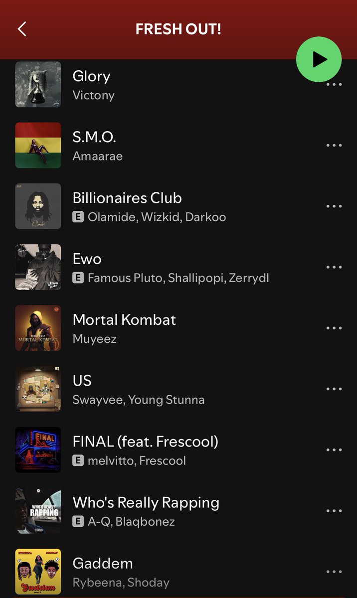 TheBoostEnt's tweet image. New Music Friday 🚨
Link: theboost.fanlink.tv/FreshOut
Entries: Olamide, Victony
Amaarae, Famous Pluto
A-Q & Blaqbonez
Rybeena & Shoday
VASA, Binta
Ehiii, Falana
Mannie Tseayo, Keziah Mallam
Subziro, UZUMAKEY
Hamza, Kohdee
Homeboy Delmar, Ojay Larry
Benz Up, Miles Ayo
