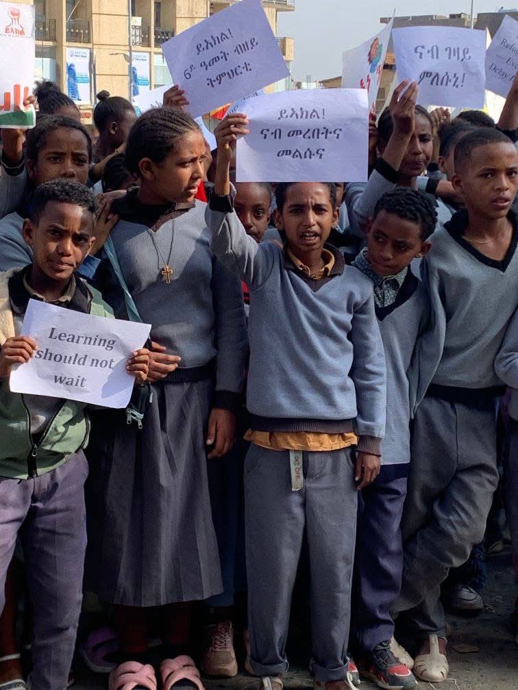 Imagine this was your mom, your kids. How would you feel? The agony #Tigray IDPs and the people of #Tigray endure is beyond words. Help them return home. 
<a href="/antonioguterres/">António Guterres</a> <a href="/EU_Commission/">European Commission</a> <a href="/POTUS/">President Donald J. Trump</a> <a href="/SecRubio/">Secretary Marco Rubio</a> <a href="/_AfricanUnion/">African Union</a> <a href="/DrTedros/">Tedros Adhanom Ghebreyesus</a> <a href="/USEmbassyAddis/">U.S. Embassy Addis</a> <a href="/UKinEthiopia/">UK in Ethiopia 🇬🇧</a> <a href="/10DowningStreet/">UK Prime Minister</a> <a href="/UN/">United Nations</a>