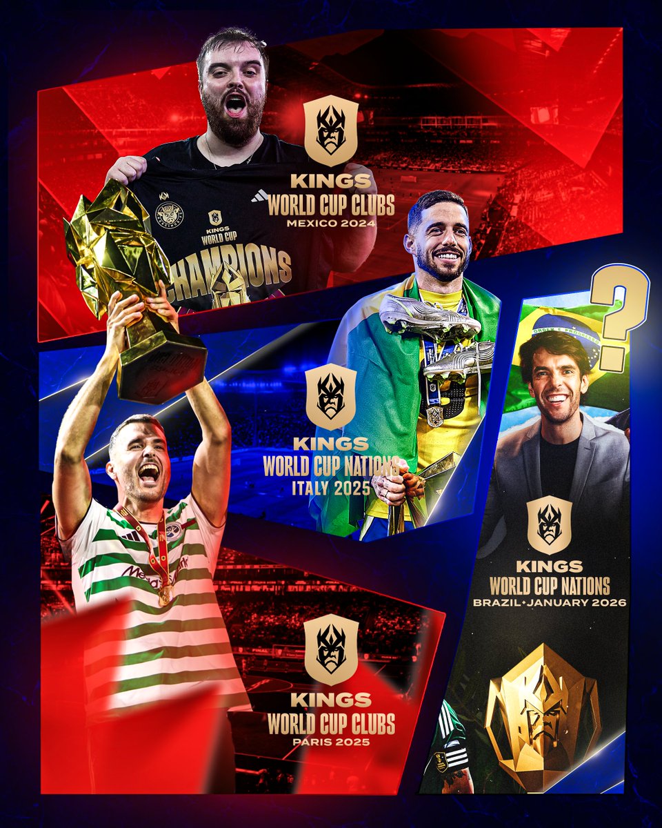 Kings World Cup Clubs 2024: <a href="/PorcinosFC/">Porcinos FC</a> ✅.

Kings World Cup Nations 2025: Brazil ✅.

Kings World Cup Clubs 2025: <a href="/LosTroncosFC_/">Los Troncos FC</a> ✅.

Kings World Cup Nations 2026: 🔜.
