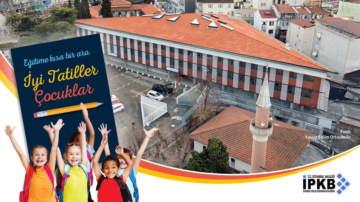 Eğitime kısa bir ara… İyi tatiller çocuklar!
#ismep #ipkb #okul #tatil