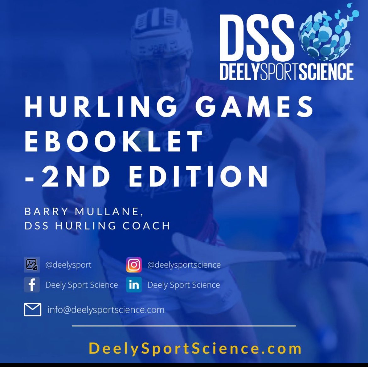 Barry Mullane (@barrymullane1) on Twitter photo Are you or your club running a cúl camp, hurling/football camp or advanced camp. Some great ideas in the <a href="/DeelySport/">DSS Coaching</a> ebooks.
• FMS & hurling for 5-9 year olds. Skill development and fun
•Game based ebooklet for youth and adults
To download go to dsscoaching.ie Are you or your club running a cúl camp, hurling/football camp or advanced camp. Some great ideas in the <a href="/DeelySport/">DSS Coaching</a> ebooks.
• FMS & hurling for 5-9 year olds. Skill development and fun
•Game based ebooklet for youth and adults
To download go to dsscoaching.ie