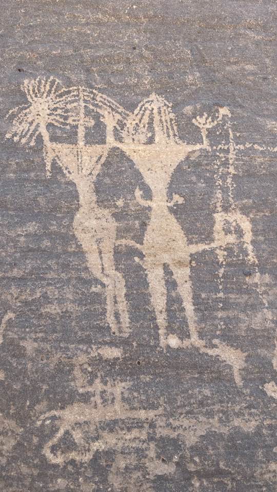 رسم صخري شمال نجران
Rock art from the north of Najran